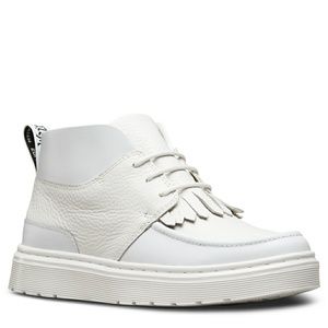 Dr Martens Jemima White Ankle Boots Size 10